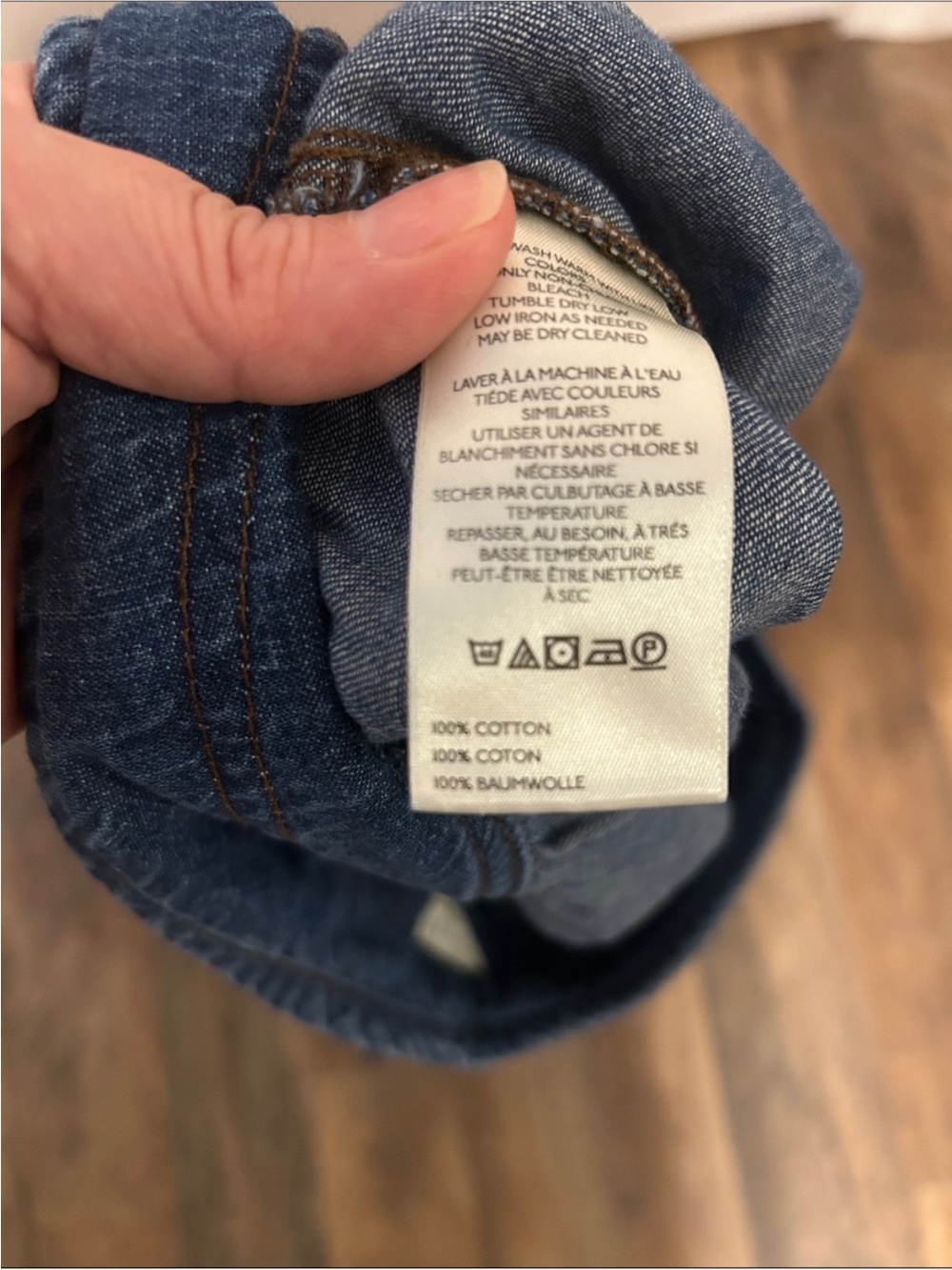 Anthro PILCRO Blue Denim Balloon Jeans Pant Jogger Tie Waist SZ Large Exc Cond - Picture 10 of 10